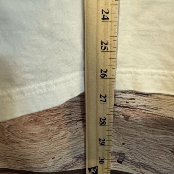 Champion XL White Long Sleeve T-Shirt Red Truck Texas Tech Graphic Country Fair - Picture 7 of 10